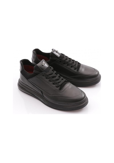 Dgn 20138 Erkek Bağcikli Sneaker Ayakkabi 20138-17-R123499 Siyah