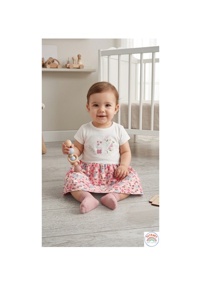 Ketbaby %100 Pamuklu Çiçek Desenli Yazlık Bebek Elbise 9 - 24 Ay Yazlık Konfor Serisi Pembe Pembe Ketbaby %100 Pamuklu Çiçek Desenli Yazlık Bebek Elbise 9 - 24 Ay Yazlık Konfor Serisi Pembe Pembe