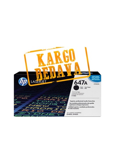 Hp 647A-Ce260A Siyah Toner ( 8.500 Sayfa )