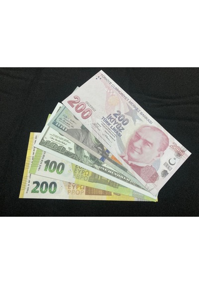 500 Adet Karışık Geçersiz Düğün Para Euro Dolat Tl Dizi Film Ti