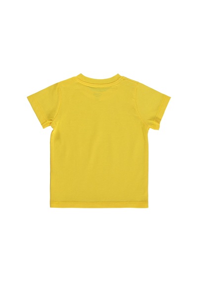 Civil Baby Balık Nakışlı 6-18 Ay Tişört - Sarı Pastel Sarı