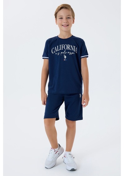 U.s. Polo Assn. Erkek Çocuk Lacivert Bermuda Takım 5274-49801 Lacivert