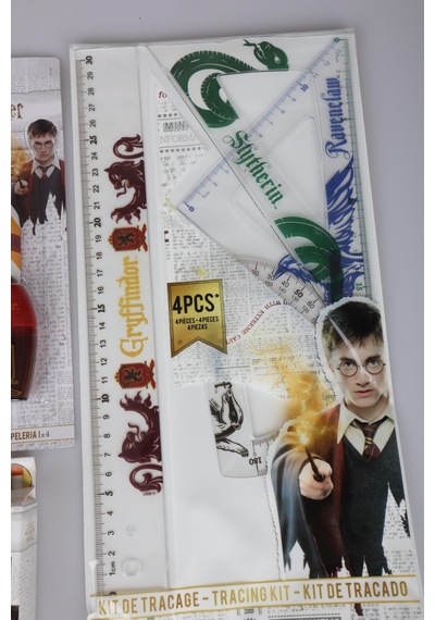 X Dekomus "wizard Icons Collection" Harry Potter Lisanslı Kırtasiye Seti 13 Parça Kırtasiye Seti Cetvel Seti,makas,kurşun Kalem Ve Stick Yapıştırıcı Seti Diğer