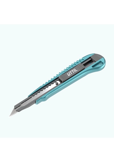Uttıl Nmuk07-30 Dar 9mm 30 Derece Açılı Alüminyum Gövde Maket Bıçağı