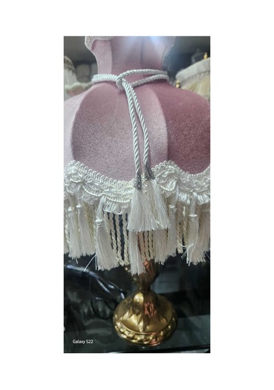 Klasik Abajur Bronz Ayak 51cm.