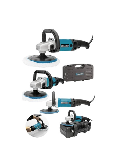 Graizer M-3000 3000 W Pasta Cila Polisaj Zimpara Makinesi Mavi