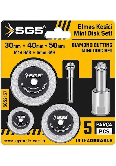 Mey İthalat Sgs 2157 Mini Elmas Kesici Disk Seti