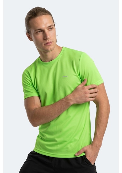 Slazenger Haunted I Erkek Neon Yeşil Tişört