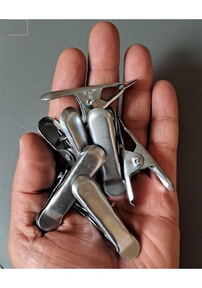 Depolife Metal Manndal Klips 6 Adet Çok Amaçlı Yaylı Kıskaç