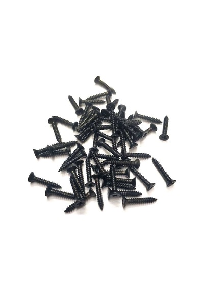 Siyah 1000 Adet Klips Vidası 2,2x13 Mm Yhb - Konik Başlı Kutu, Sandık, Ayak, Askı, Mini Vida 13 MM