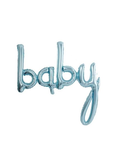 Baby Italik Folyo Balon Bebek Mavisi A