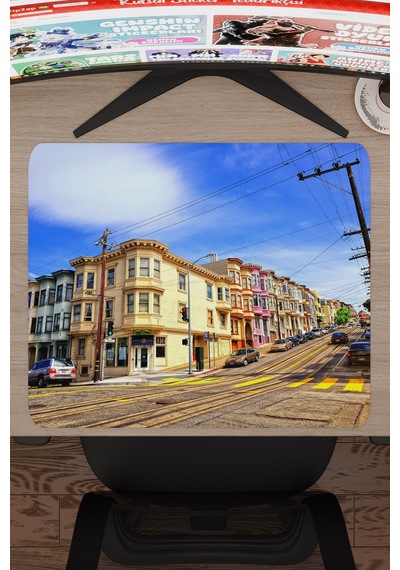 San Francisco Kaliforniya Abd 2 V1 48x40 Xl Gaming Kauçuk Kaymaz Taban Mouse Pad Fare Altlığı