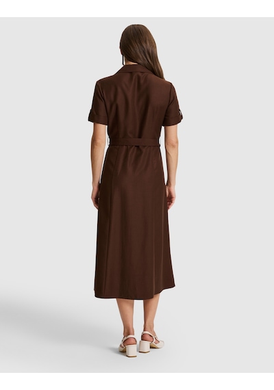 Pierre Cardin Kahverengi Regular Fit Dokuma Elbise 50321289 Vr029