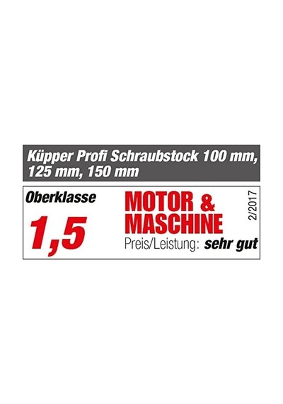 Kuepper Profesyonel Mengene 100 Mm, Dövülmüş, Ürün 1010