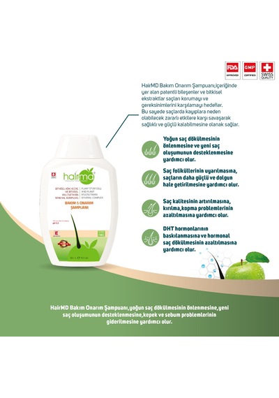 Hairmd Bakım ve Onarım Şampuanı 300 ML