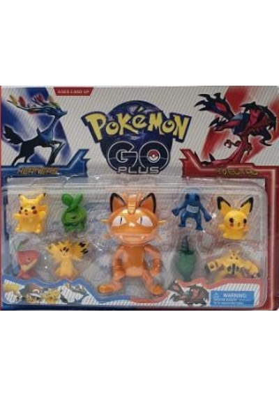 Pokemon Go Pikachu ve Arkadaşları 9 Lu Set supriz