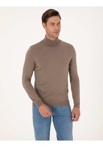 Pierre Cardin Erkek Vizon Kazak /triko 50314202-vr174 Vizon