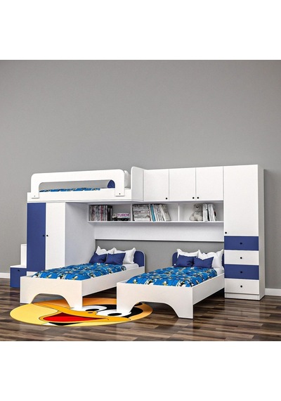 Light Genç Odası Takımı Mdf Sis Gri Light Genç Odası Takımı Mdf Sis Gri