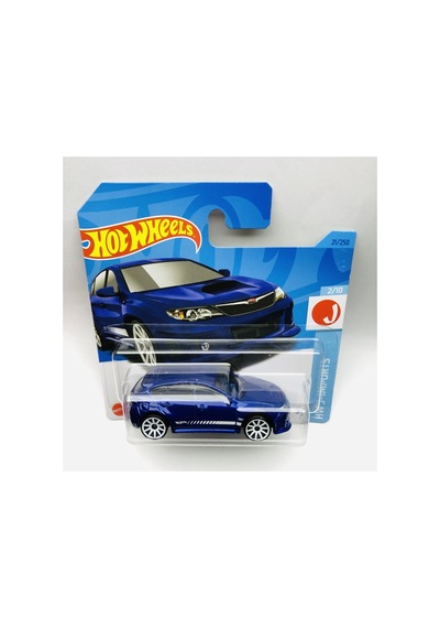 Yeni - New Subaru Wrx Stı Blue Mini Araba 1:64 Ölçek Hotwheels Marka 2/5 Çok Renkli