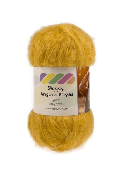 Happy Yarn Angora Rüyası 100gr 270m El Örgü İpi Ar015