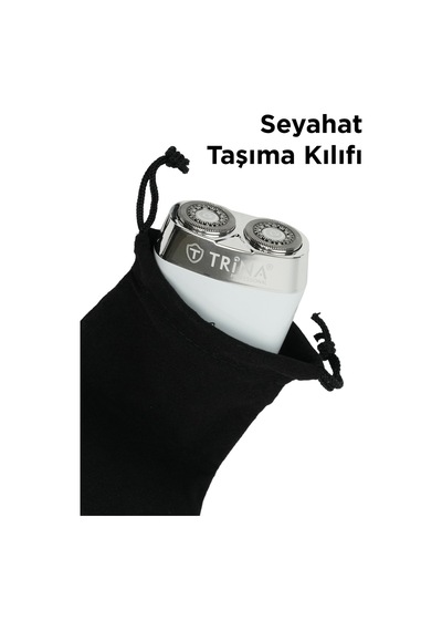 Taşınabilir Mini Tıraş Makinesi Beyaz Trnsklks0021nbl