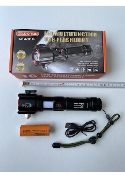 El Feneri En Yeni Model Tg Led En Güçlü Ledli Siyah
