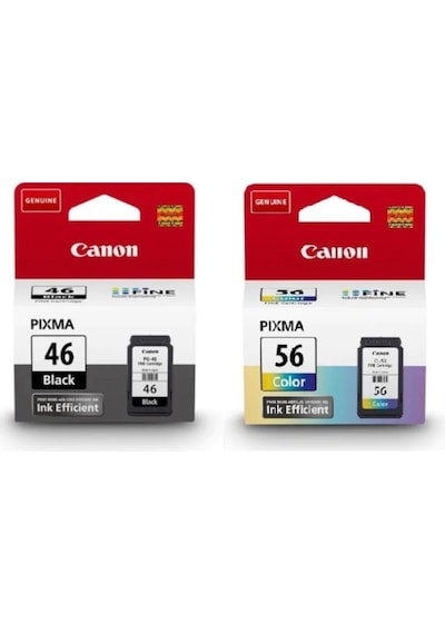 Canon Pg46 56 İkili Paket E414 E474 E484 Kartuş