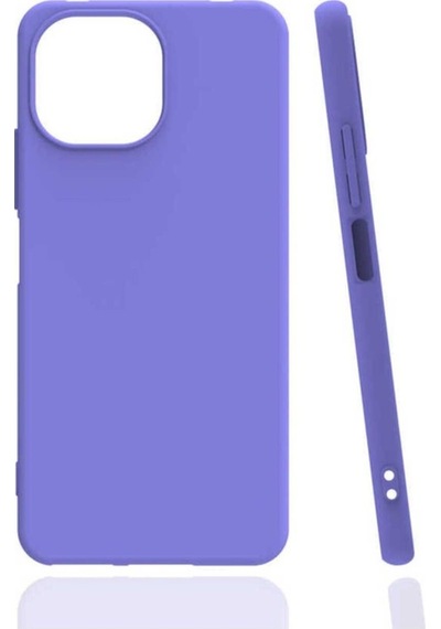 Xiaomi Mi 11 Lite Kılıf Zore Biye Silikon Mor