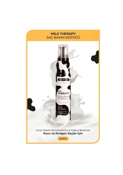 Morfose Mılk Therapy Kremsi Saç Bakım Köpüğü 200ml