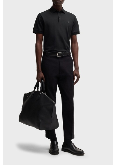Boss Erkek Polo Yaka T Shirt 50533355 001 Siyah Siyah