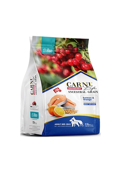 Carni Life Cranberry Ancestral Grain Salmon & Orange Med&Maxi Yetişkin Köpek Maması 12 KG