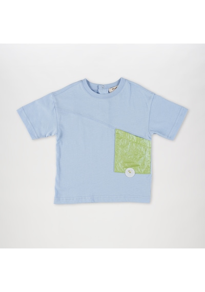 Panço Erkek Çocuk Cepli T-shirt 2411bb05031-4383 001