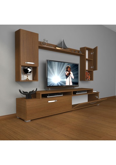 Decoraktiv Ekoflex 5da Slm Tv Ünitesi Tv Sehpası Ceviz