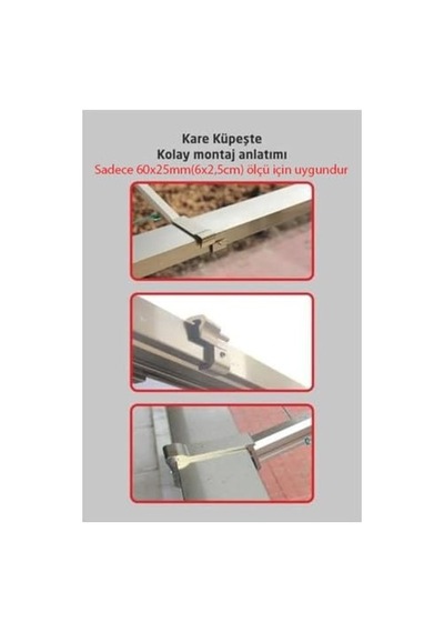 Küpeşte Alümi Nyum Balkon Çamaşırlık Kurutmalık 60 25antrasit Diğer
