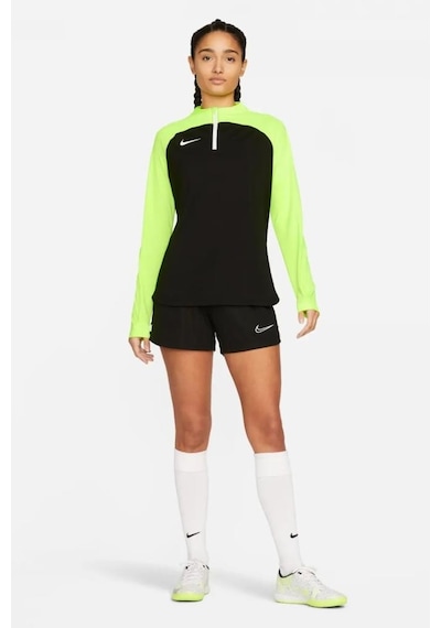Nike W Nk Df Acdpr Dril Top K Dh9246-010 Siyah Yeşil Kadın Antrenman Eşofman Üstü 001