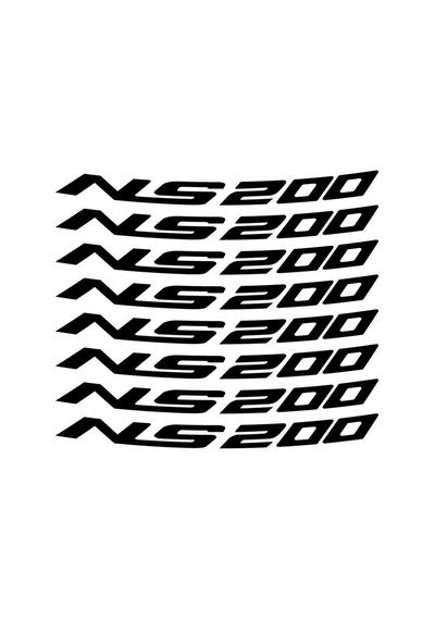 One Vıp Sale Bajaj Pulsar Ns200 Jant İçi Sticker Modeli Moto Aksesuar