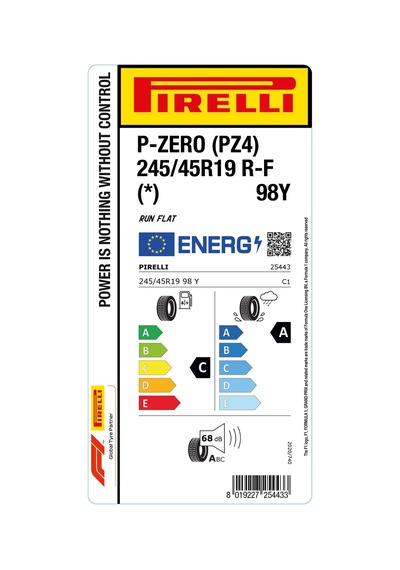 Pirelli 245/45R19 98Y Rft P Zero Yaz Lastiği Lastigi 2026
