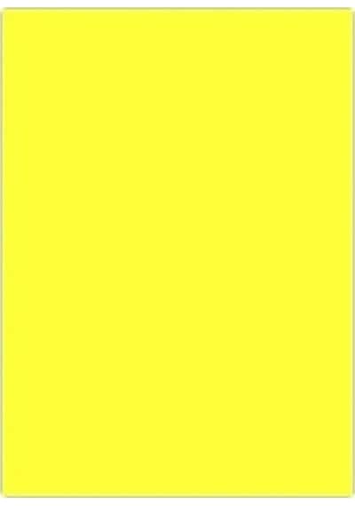 Fosforlu Fon Kartonu 50x70 Sarı Rulo Şeklinde - 2 Adet