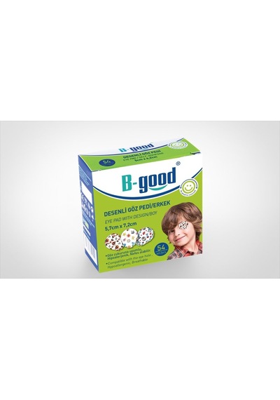 B-Good Desenli Erkek Çocuk Göz Pedi 54'lü