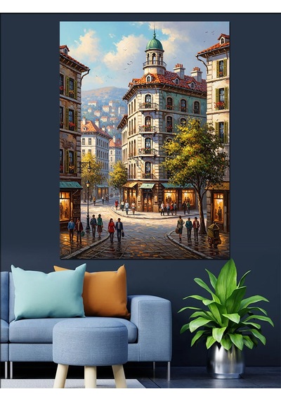 Ahşap Tablo Dalgaların İçinden Çıkan Denizkızı