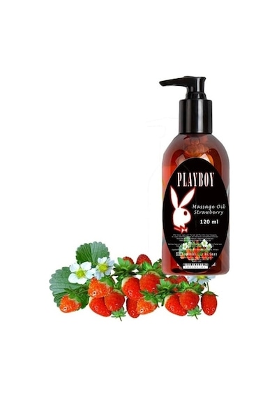 Playboy Çilek Aromalı Masaj Yağı 120 Ml 2 Adet