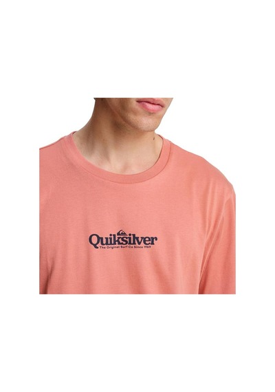 Quiksilver Fineline Erkek Pembe Tişört