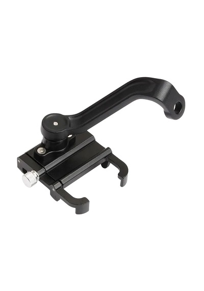 Microcase Gub Pro 2 Alüminyum Alaşım Bisiklet Motosiklet Telefon Tutucu - 55-100mm Dikiz Ayna Bağlantılı Telefon Sabitleyici - Al5773 Siyah