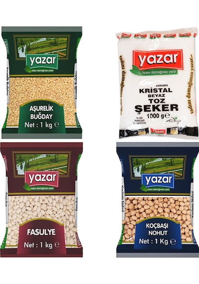 Yazar Aşure Ziyafet Paketi 4 x 1 KG