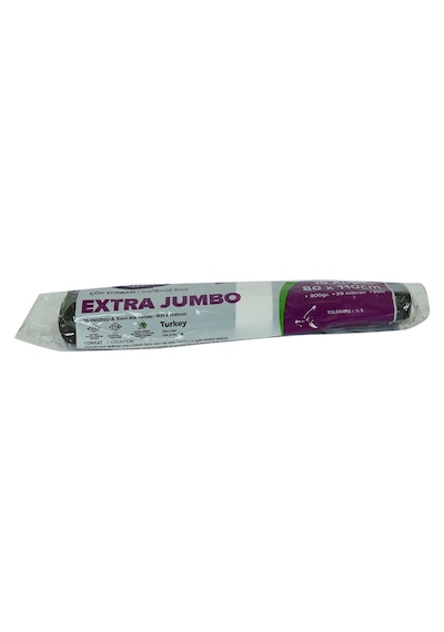 Polmix Çöp Torbası Extra Jumbo Boy Siyah 10'lu 80 x 110 CM 300 G