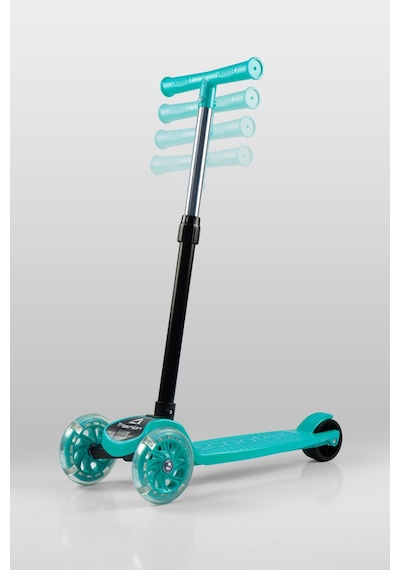T212-M Katlanabilir Led Işıklı Scooter / 4 Kademe Ayarlanabilir Yükseklik Ayarı (55-70cm)/ Arka Fren