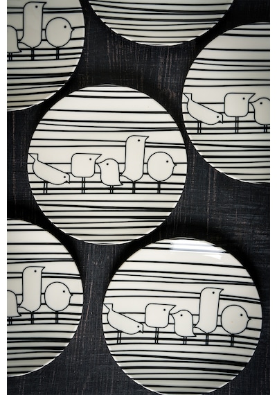 Nido 6 Parça Porselen Pasta Seti 19 Cm