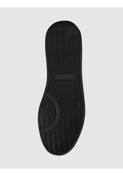 Cabani Hakiki Deri Siyah Bağcıklı Erkek Sneaker Ayakkabı