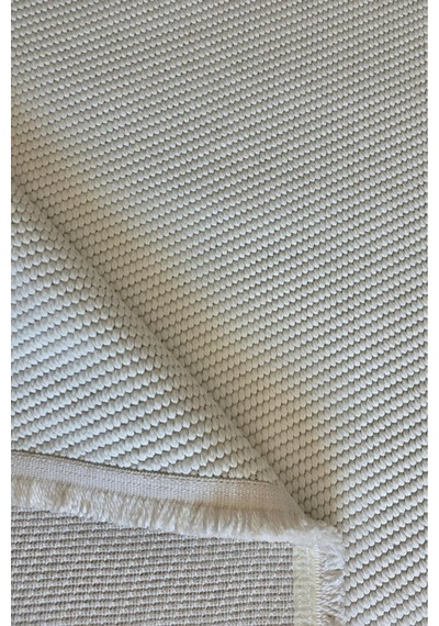 Leiva Home Lara 02 Krem Sisal İskandinav Modern Kaymaz Taban Yumuşak Özel Ölçü Salon Koridor Halısı 0140-krem/gri/bej