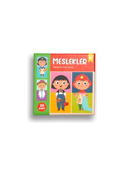 Melimelek Meslekler Eşleştirme Kart Oyunu